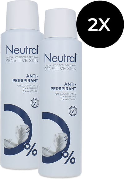 Neutral Sensitive Skin Anti-Perspirant Deo Spray - 2 x 150 ml