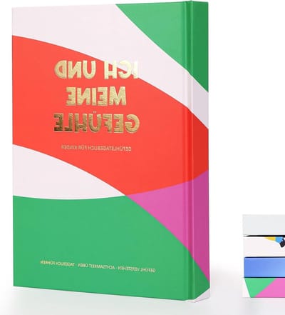 Emotioneel Dagboek voor Kinderen in Rood en Groen - Creatief Schrijven, Persoonlijke Ontwikkeling, Verbeelding Stimuleren
