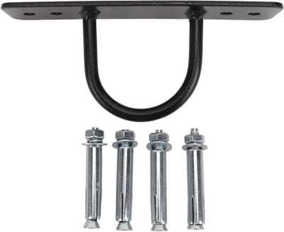 Hangmat Ophangset - Plafondhaken - Fitness Training - Zware Constructie - 300 kg Capaciteit - Zilver