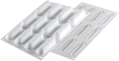 Siliconen Mal voor Patisserie 12 vormen Vingers 30ml