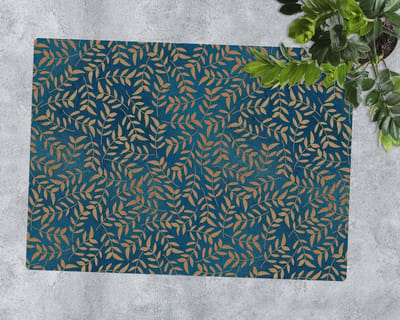 Coloray Vloerbeschermer - Gouden bladeren Bureaustoel Vloerbeschermer - 120x90 cm - Veelkleurig Computer Stoel Mat - Vloerbeschermer Bureaustoelmat - Mótif Vloerbeschermer - Rechthoekige Mat - Natuur Thema