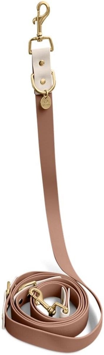 Verstelbare hondenriem met 2 karabijnhaken, handsfree, 3-voudig verstelbaar, waterafstotend (S, 230cm, 1,5cm)