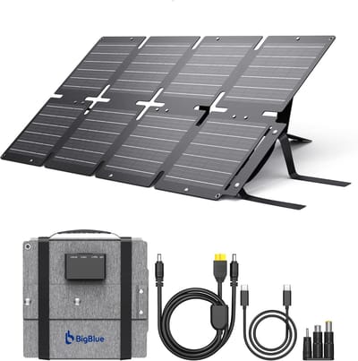 60W Draagbare Opvouwbare Zonneoplader met QC3.0 en PD45W - Perfect voor Camping en Buitenavonturen