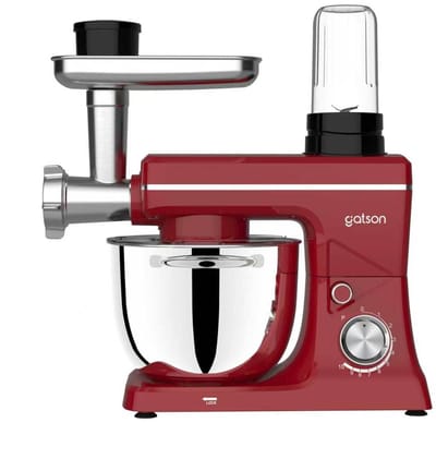 Gatson Multifunctionele Keukenmachine - Blender, Vleesmolen, Koekjesmaker & Groentesnijder - Keukenmixer - Keukenrobot