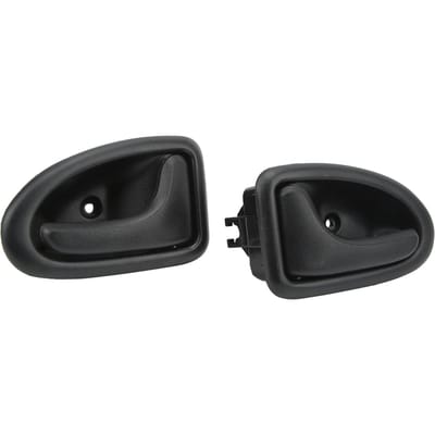 4 Stuks Binnen Deurklink Cover 7700353282 Interieur Openingshandgreep Sierlijst Kom voor CLIO II MEGANE I black