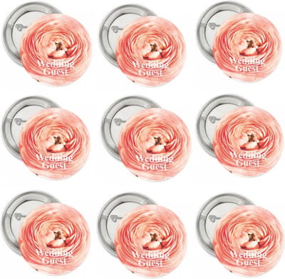 9 buttons Blush Flower corsage - button - corsage - blush - pioen - rros - trouwen - huwelijk - bruiloft