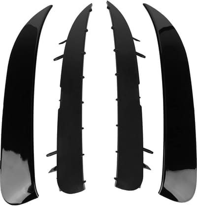 Dailygoods- Canard Achterbumper Trim - Spoiler Splitter - Side Vent Canard - Vervanging voor CLA‑Klasse C117 - AMG‑Line - Geschikt voor 2013‑2019