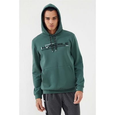 Heren Geprinte Hooded Sweatshirt Met Zak