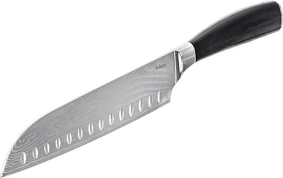 Santoku Mes Edelstaal DAMASCUS 31 cm - Santokumes - Koksmes - Keukenmes