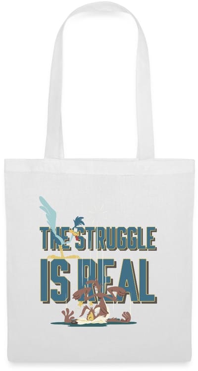 Looney Tunes The Struggle Is Real Tas Van Stof Schoudertas