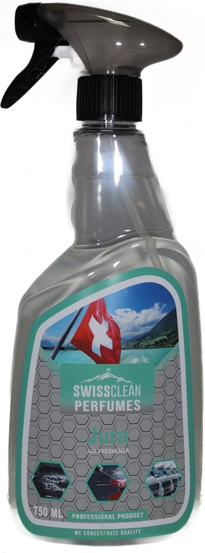 Swiss Clean | Jura, zomerse bergbries | Interior Autoparfum | Interieur parfum | 750 ML | Cleaner | Interior geur auto
