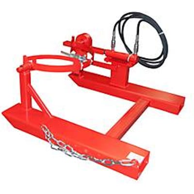 Vatenkantelaar BAUER FD-H met hefcilinder, staal, B 1000 x D 1245 x H 475 mm, rood