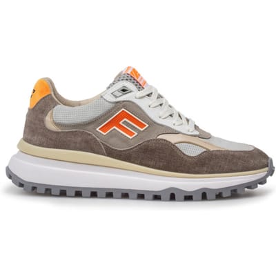 Floris Van Bommel Sfm-10238 De Gripper Sneakers - Nubuck - Heren - Grijs - Maat 44⅔