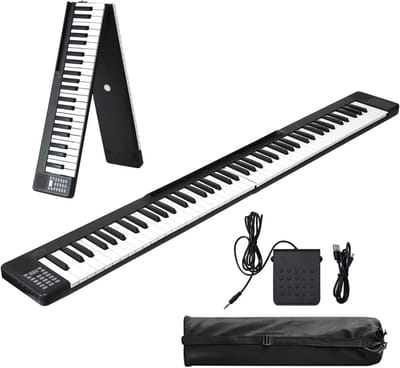 Opvouwbare Piano 88 Toetsen - Draagbare Digitale Piano met Bluetooth en Ingebouwde Luidsprekers