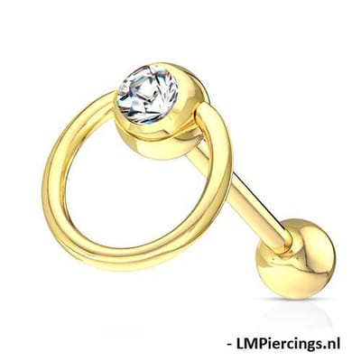 Piercing slave ring - goud - LMPiercings