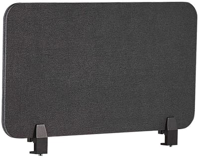 BELIANI WALLY - Bureauscherm - Donkergrijs - 72 cm - Polyester