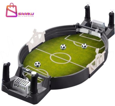 Opvouwbare Mini Voetbaltafel Set – Tafelvoetbal Spelletjes Voor Thuis – Kids & Familie Fun – 3 Ballen & 4 Stangen – 48051