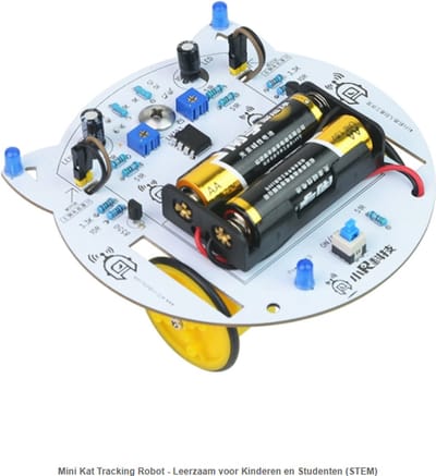 OTRONIC® Mini Kat Tracking Robot - Leerzaam voor Kinderen en Studenten (STEM)