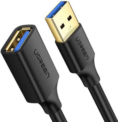 Ugreen - USB verlengkabel - USB naar USB 3.0 - 0,5 Meter - Zwart