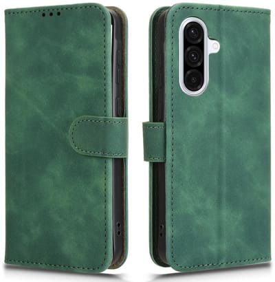 Coverup Hoesje - Geschikt voor Samsung Galaxy A56 Hoesje - Coverup Book Case - Groen