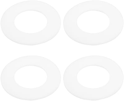 Dailygoods- Spoelklep 4 Stuks - Afdichting Wasmachine - Buitendiameter 58mm - Binnendiameter 32mm - Dikte 2mm - Metaal Materiaal - Afdichtring