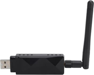 Draadloze Netkaart - USB WiFi Adapter - Sneller Internet - Afneembare Antenne - Compact Ontwerp - Zwart