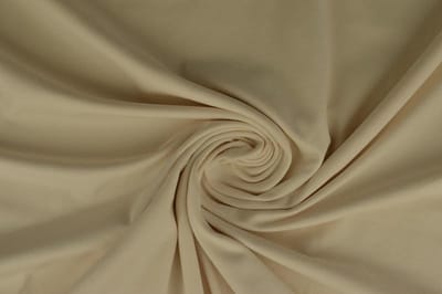 Katoen tricot stof - Champagne - 10 meter