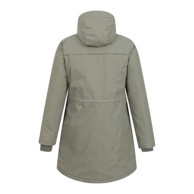 Mountain Warehouse Dames/Dames Acorn Waterdichte Borg Gevoerde Parka (Kaki Groen)