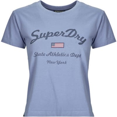 Superdry - Athletic Essentials T-shirt met slanke pasvorm - Dames - T-shirts
