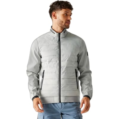 Regatta Brennon Hybrid Jas Grijs M Man
