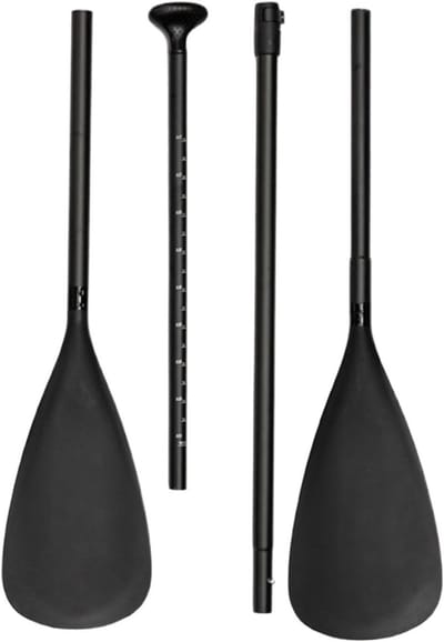 Kayak Paddles for Adults - 2-in-1 Adjustable Double Paddle, Telescopic Double Paddle, Lightweight Alloy, Quick Change, Ergonomic, Simple and Double Combi Paddle, for River Water