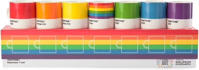 Pride Espressokopjes - Espresso-set - 120ml - Multicolor - Pantone - 7 stuks - orldpride & Eurogames