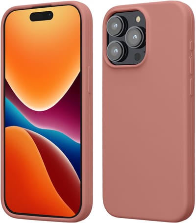 kwmobile Case voor iPhone 15 Pro Max - Slank TPU-Hoesje met Zachte Afwerking - In winter roze