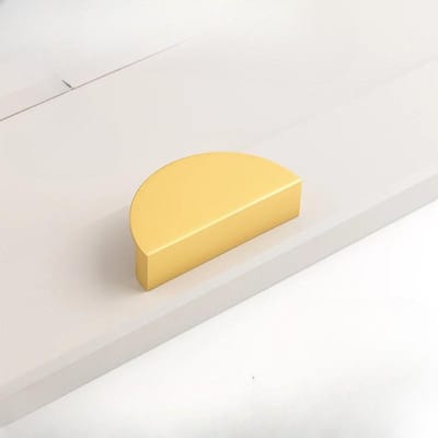 1 stuk kleurrijke keukenkastgrepen garderobekastdeur ladeknop halfronde crème stijl kinderkamer kleur handgreepcombinatie goud