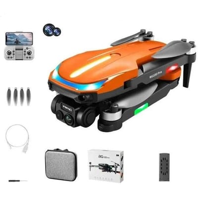 Nieuwe RG100Pro Drone ESC Dual Camera Borstelloze Motor Intelligent Obstakel vermijden Luchtfotografie Afstandsbediening Vliegtuigen Quadcopter Speelgoed 1 battery