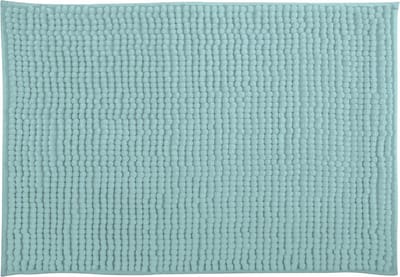 Pastelgroene Chenille Bad- en Douchemat 40x60 cm - Hoogpolig en Veilig