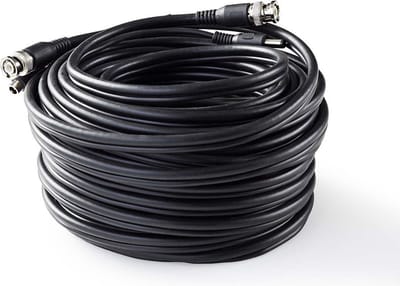 Nedis CCTV-Security Kabel - BNC / DC - 20.0 m - Rond - PVC - Zwart - Gift Box