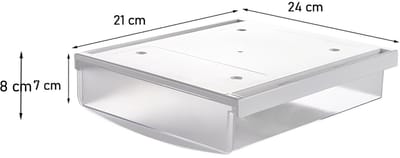 Unyqoos® Verborgen zelfklevende lade voor onder bureau met eenvoudige installatie