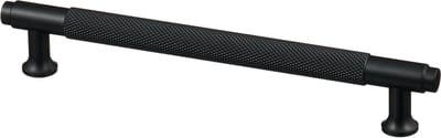 Handgreep Zwart - diamond cut - 128mm/164mm