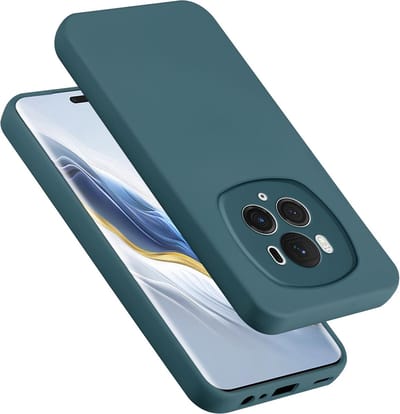 Cadorabo Hoesje geschikt voor Honor Magic 6 Pro in LIQUID GROEN - Beschermhoes gemaakt van flexibel TPU silicone Case Cover