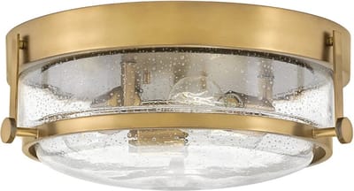 Hinkley LED Plafondlamp Harper | 3X E27 Max 60W | Dimbaar | Heritage Brass