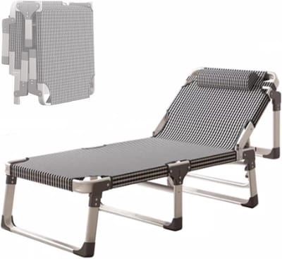 Opklapbed - Loungestoel Relaxbed - Ontspanning Buiten - 5 Standen Verstelbaar - 190x68cm - One Color