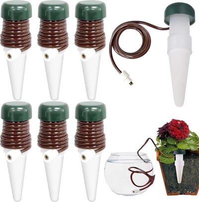 longziming - Automatische Plant Watergevers - 6 Stuks - Bewateringskegels Voor Kamerplanten En Bloemen- Zelfwaterende plantenstokken - Waterdispenser Voor Planten- Automatische Watergift
