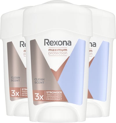 Rexona - Anti-Transpirant Deodorant Stick - Women Maximum Protection - 3 x 45 ml - Voordeelverpakking