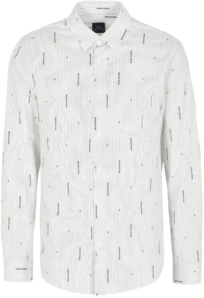 Armani Exchange 6dzc06-zn5dz Overhemd Met Lange Mouwen Wit XS Man