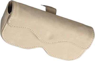 Zonnebrilhouder Auto - Brillenkoker - Veilig Opbergen - Automatische Sluiting - 16.5 cm - Khaki