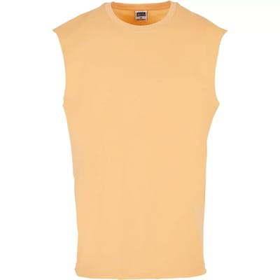 Urban Classics - Open Edge Mouwloze top - S - Oranje