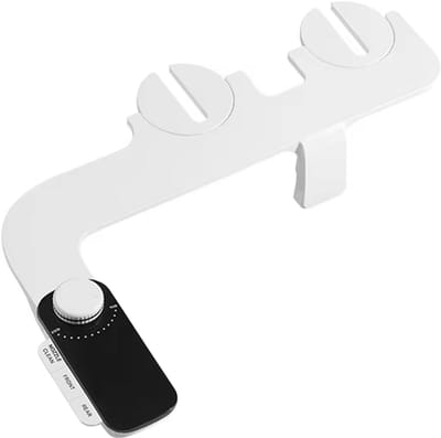 LUSTRA Stream ZWART - Luxe Bidet Opzetstuk - Zelfreinigend - Dubbele Nozzle - Ultra Slank - Milieuvriendelijk - Besparend - Superieure Hygiene