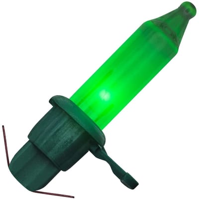 OE Lightning Reserve Kerstlampje - Groene Insteek Fitting - 2.5V/0.425W - Groen Licht
