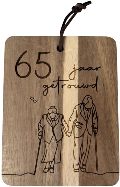 65 jaar getrouwd - 65 jaar getrouwd versieringen - 65 jaar huwelijk - 65 jaar getrouwd cadeau - Briljanten huwelijk - Trouwdag - Trouwdag cadeau - Huwelijkscadeau - Trouwdag jubileum - Jubileum huwelijk